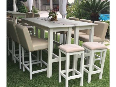 Renta Banco Beige con Respaldo