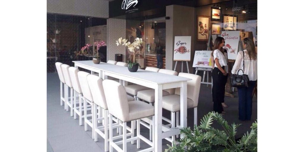 Renta Banco Beige con Respaldo