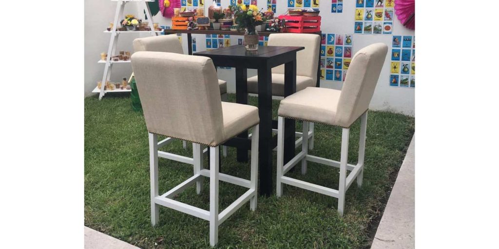 Renta Banco Beige con Respaldo