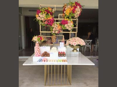 Renta de Mesa para Postres - Mármol