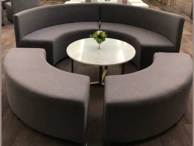 Renta Sala Lounge Redonda Gris