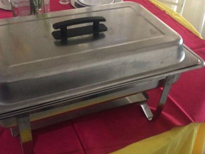 Renta de Calentador de Comida para Buffet con Alcoholes