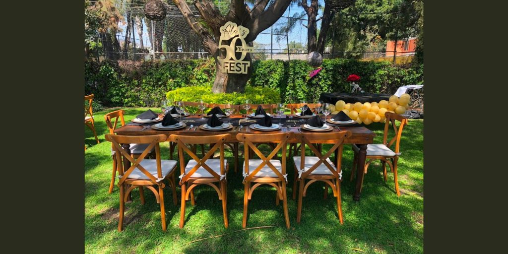 Renta de Silla tipo Crossback en Saltillo