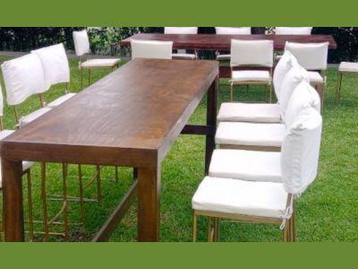 Paquete de Mesa Alta con 8 Sillas Periqueras en Saltillo