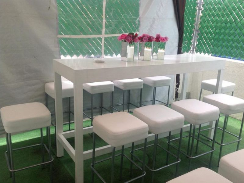 Renta de Mobiliario Tipo Bar Línea Vintage para eventos