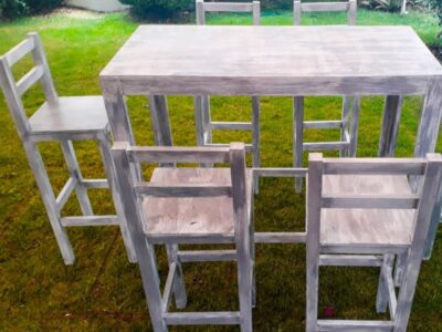 Renta de Mobiliario Tipo Bar Línea Vintage para eventos