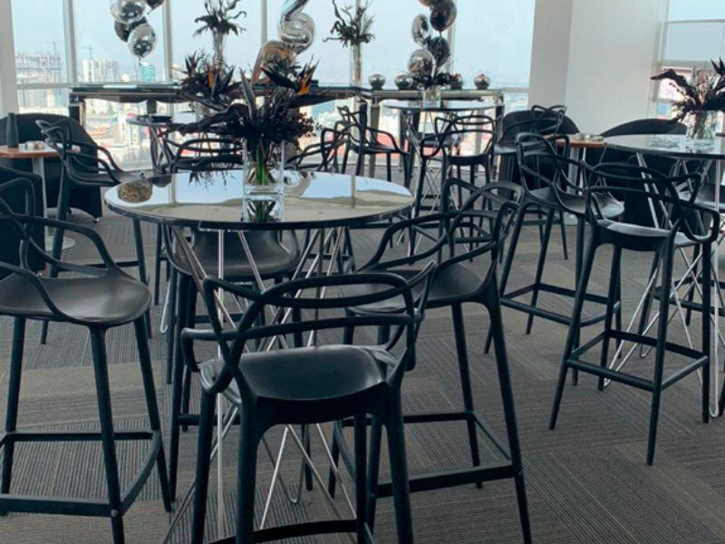 Renta de Periqueras Lounge Línea Diamante para eventos