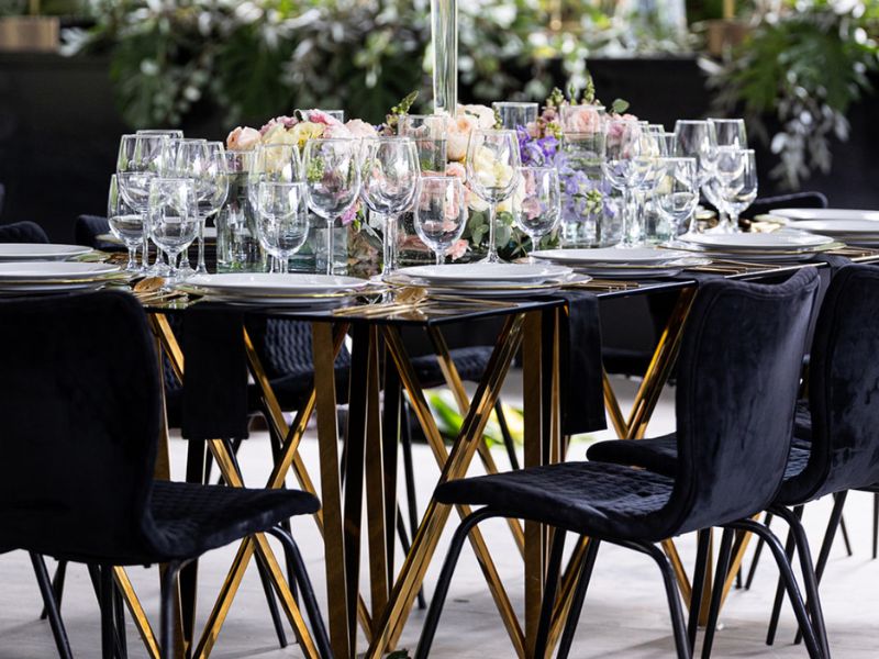 Renta de Sillas de Terciopelo Línea Dicori para eventos