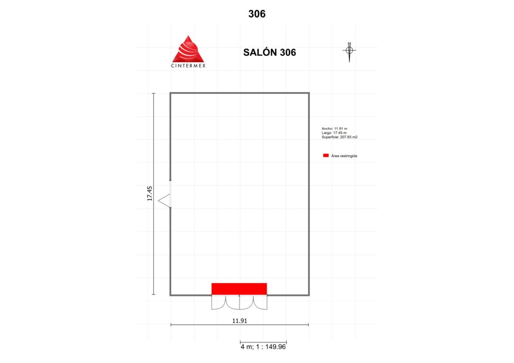 Renta de Salón 306 en Cintermex