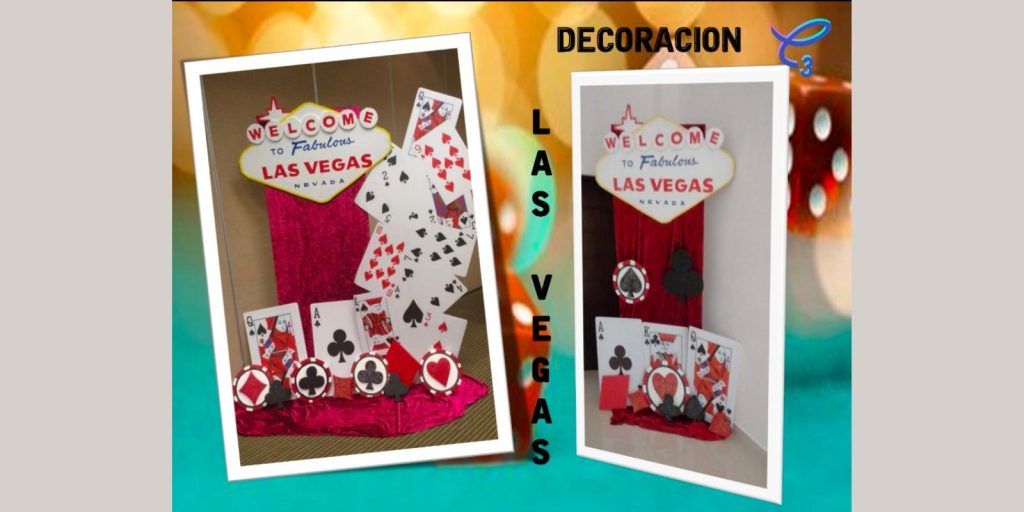 Decoración De Evento Tema “Casino Welcome To Las Vegas”