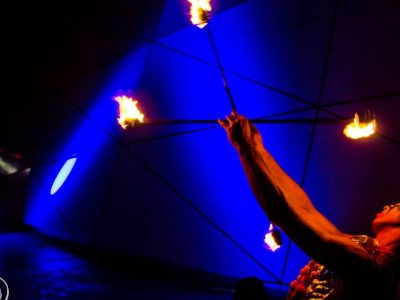 Show de Danza con Fuego y Tambores Africanos