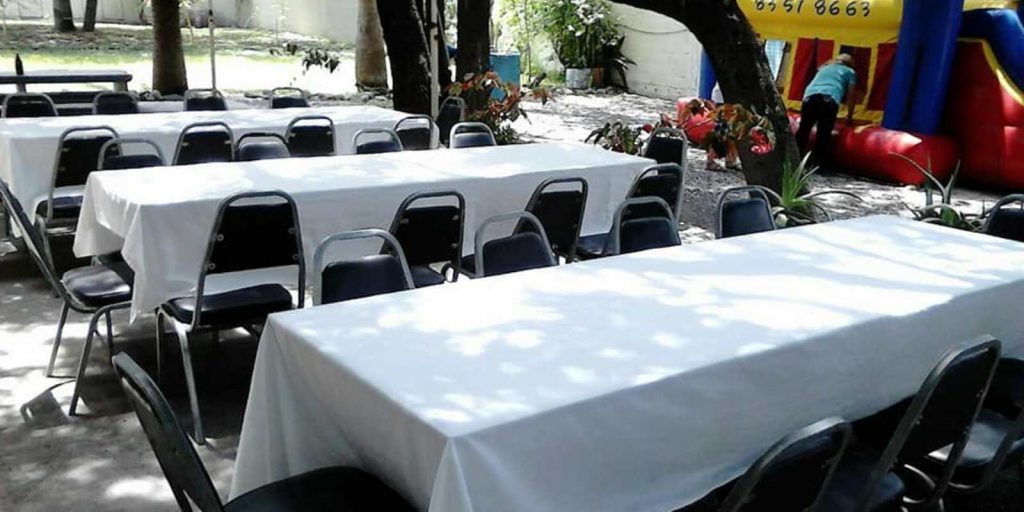 Renta de Mesas (Incluyen 10 Sillas Banqueteras o Avant Garde y Mantel)