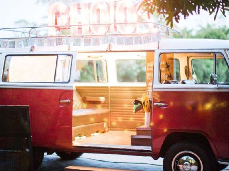 Renta de Cabina Fotográfica Vintage Volkswagen Combi