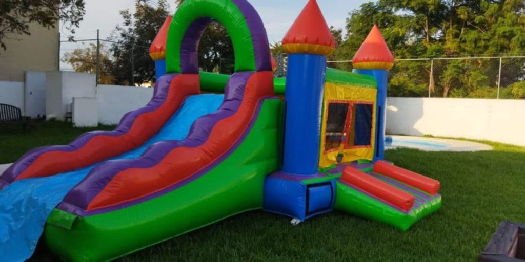 Renta de Castillo Inflable Combo escalador