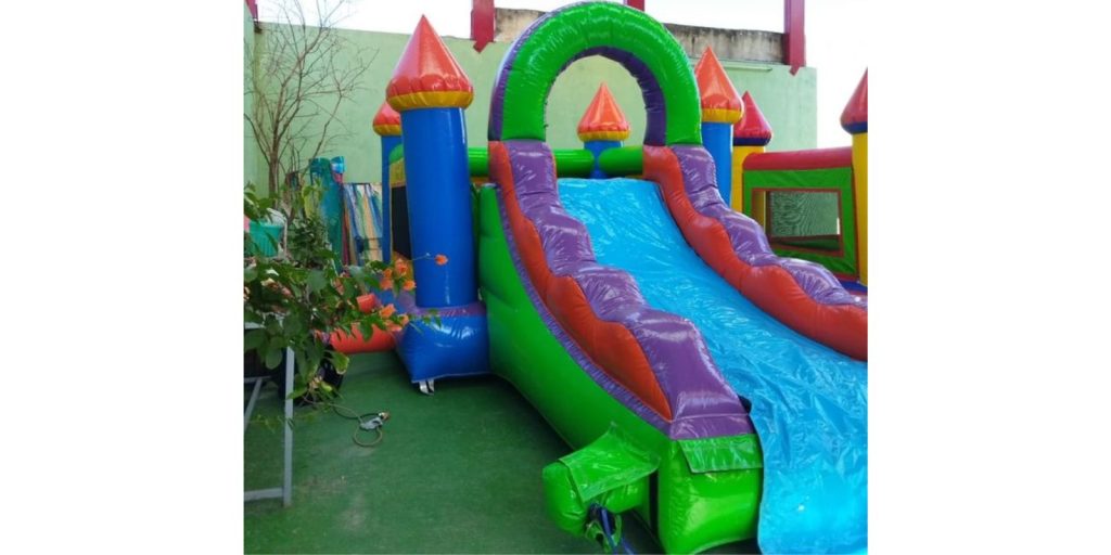 Renta de Castillo Inflable Combo escalador