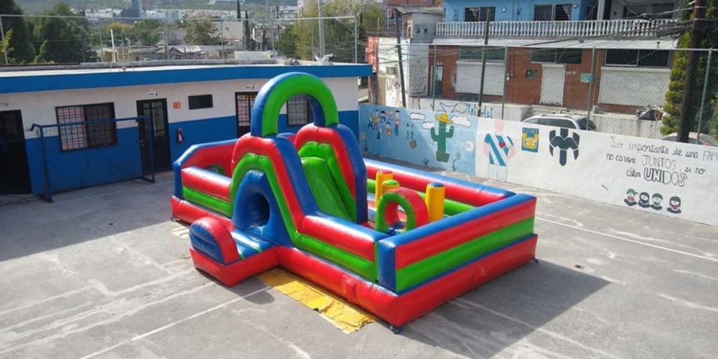 Renta de Inflable Interactivo Mix Red