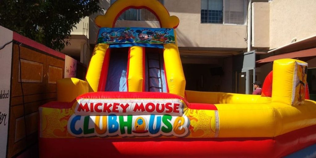 Renta de Inflable Mickey 5 x 5 mts