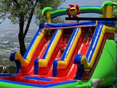 Renta de Inflable Palmas Doble Carril