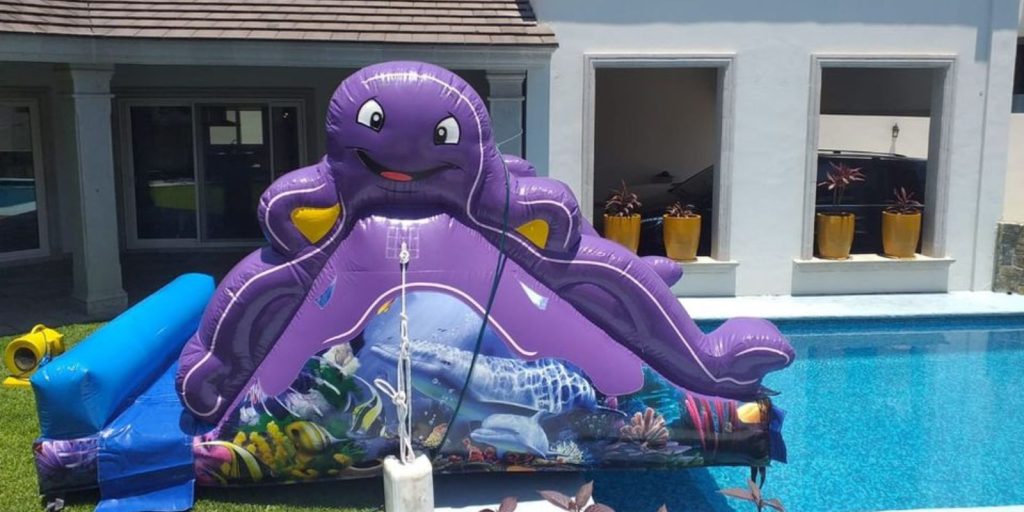 Renta de Inflable Pulpo Acuático