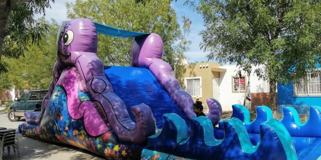 Renta de Inflable Pulpo Acuático