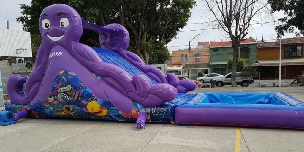 Renta de Inflable Pulpo Acuático