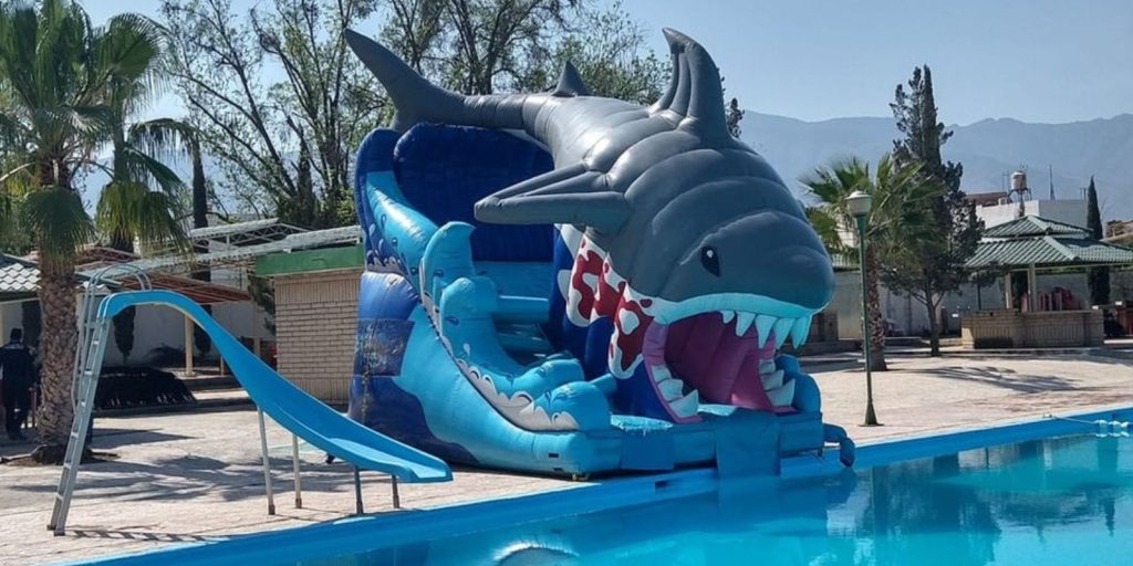 Renta de Inflable Shark Gris