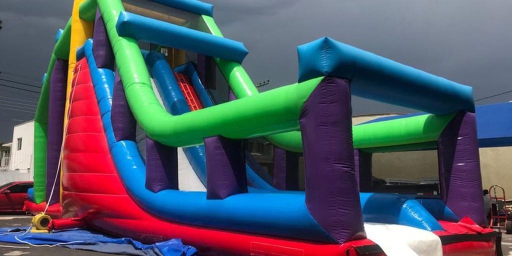 Renta de Inflable Súper caída libre