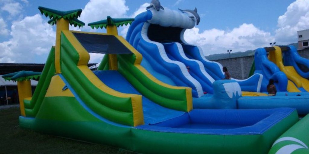 Renta de inflable Tobogán Espuma