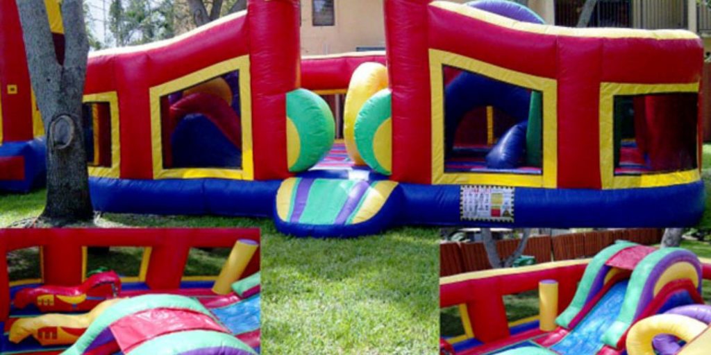 Renta de Inflable con obstáculos Toddler
