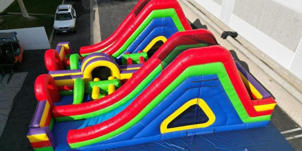 Renta de Inflable Double circuito Xtremo