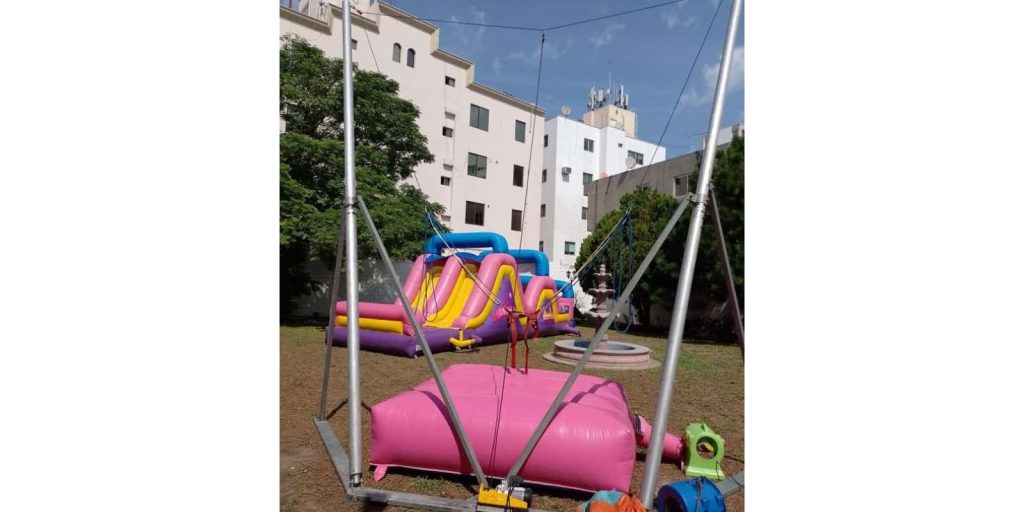 Renta de Bungee Rosa o Blanco