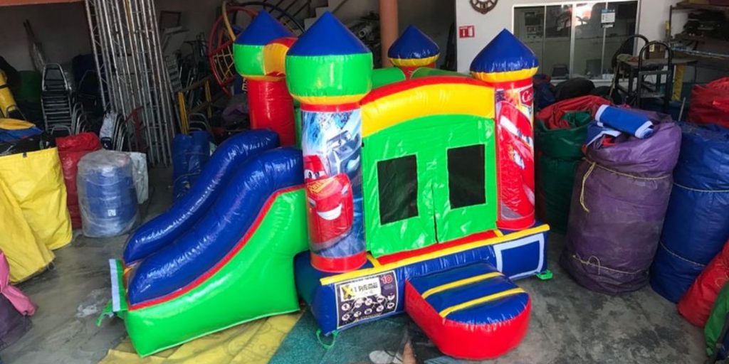 Renta de Mini inflables varios personajes
