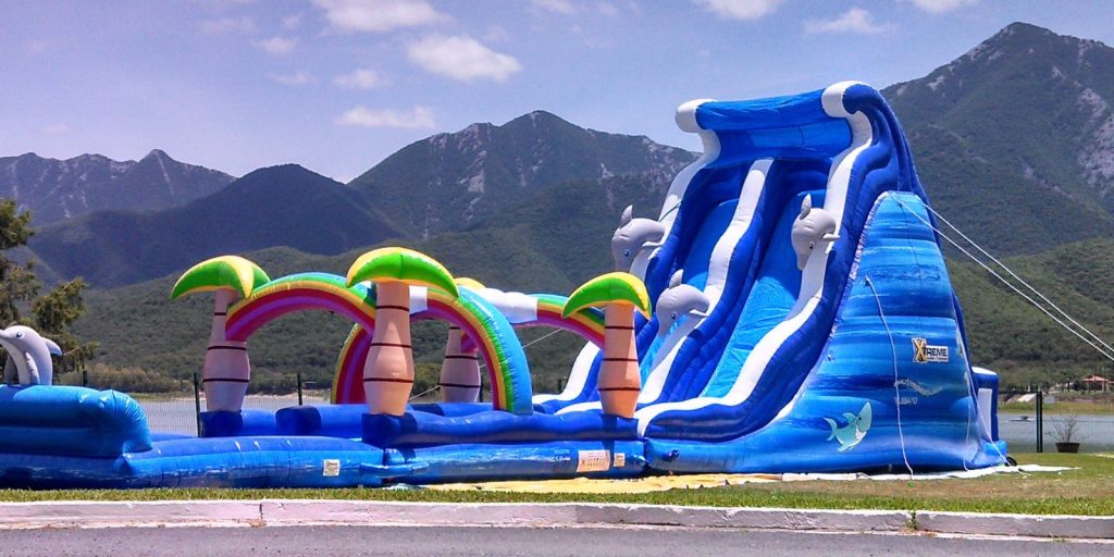 Renta de Tobogán Inflable 8 Metros de Alto