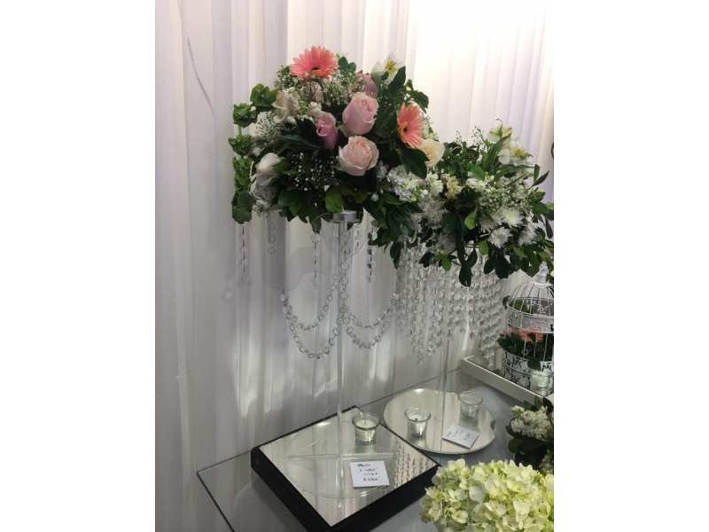 Paquete Decoración Centros de Mesa, Mesa principal y Arreglo de Entrada