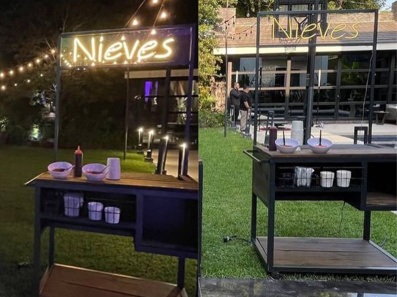 Paquete de Nieves y Tostadas para Eventos