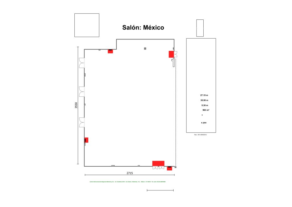 Renta de Salón México para posadas en Cintermex