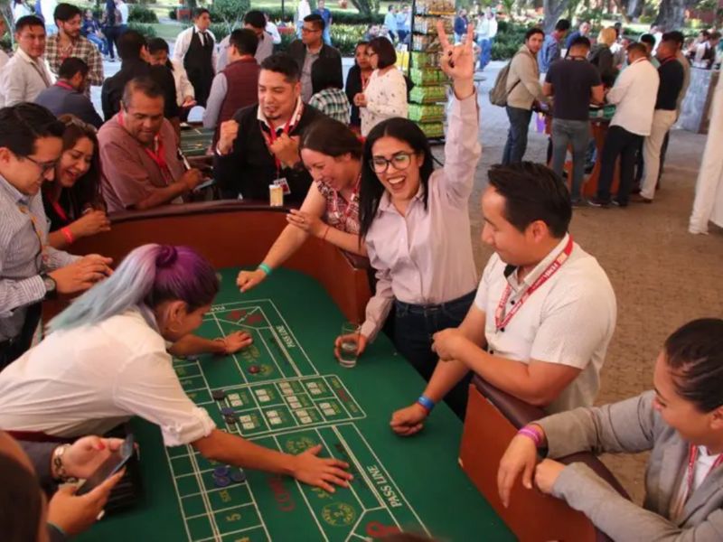 Decoración para eventos de Tipo Casino