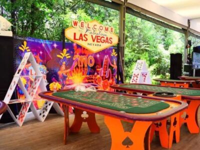 Decoración para eventos de Tipo Casino