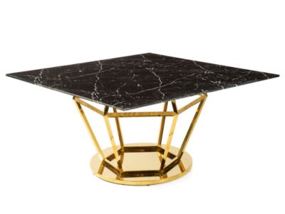 Renta de Mesas Cuadradas de Cristal y Mármol Línea Dyds