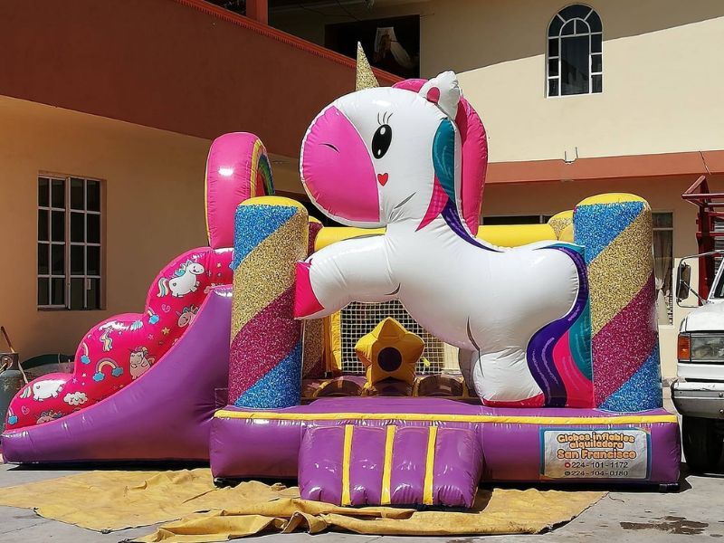 Inflable acuático Unicornio